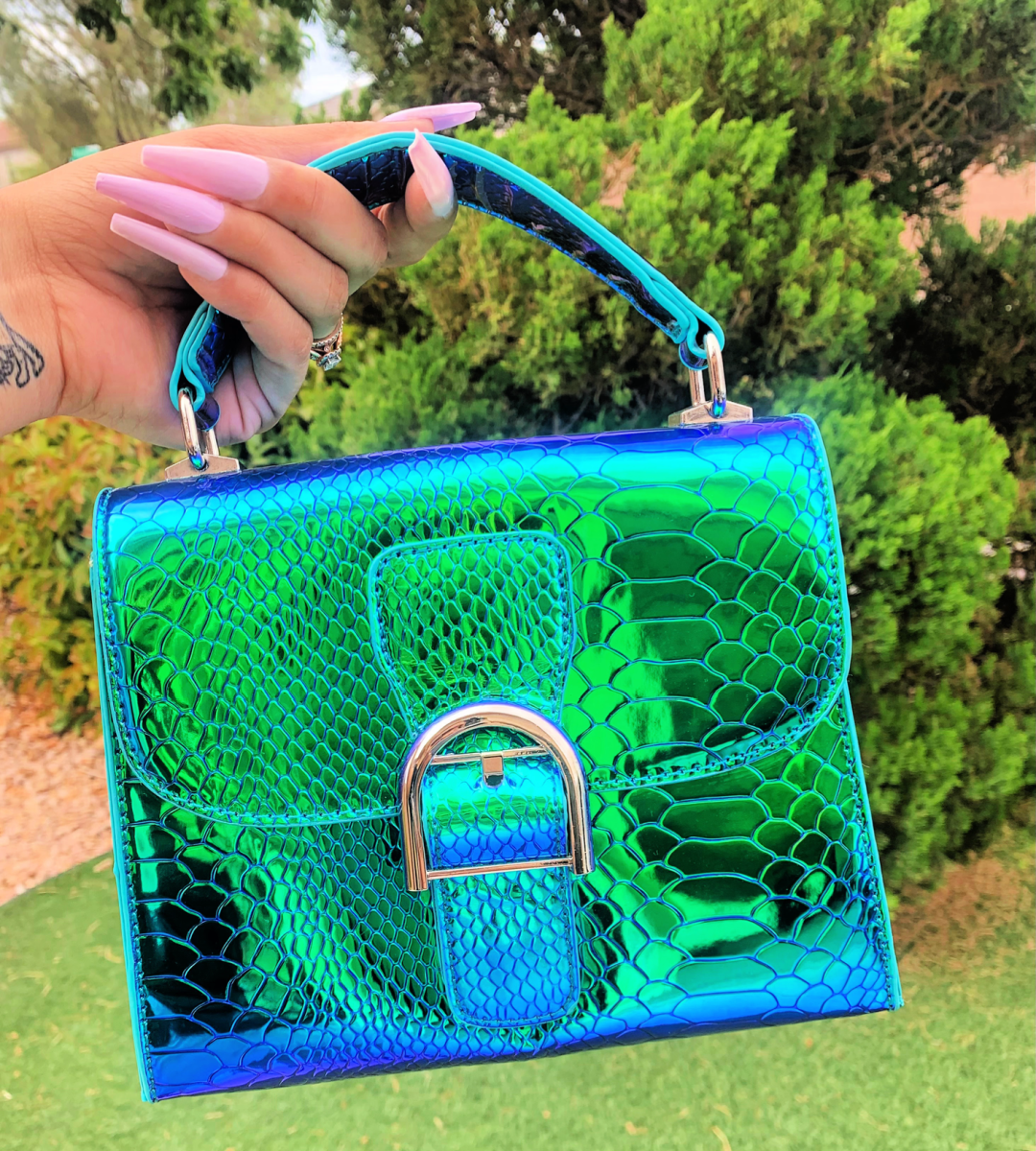Iridescent purse 2025