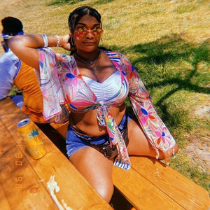 Trippy Tie Top