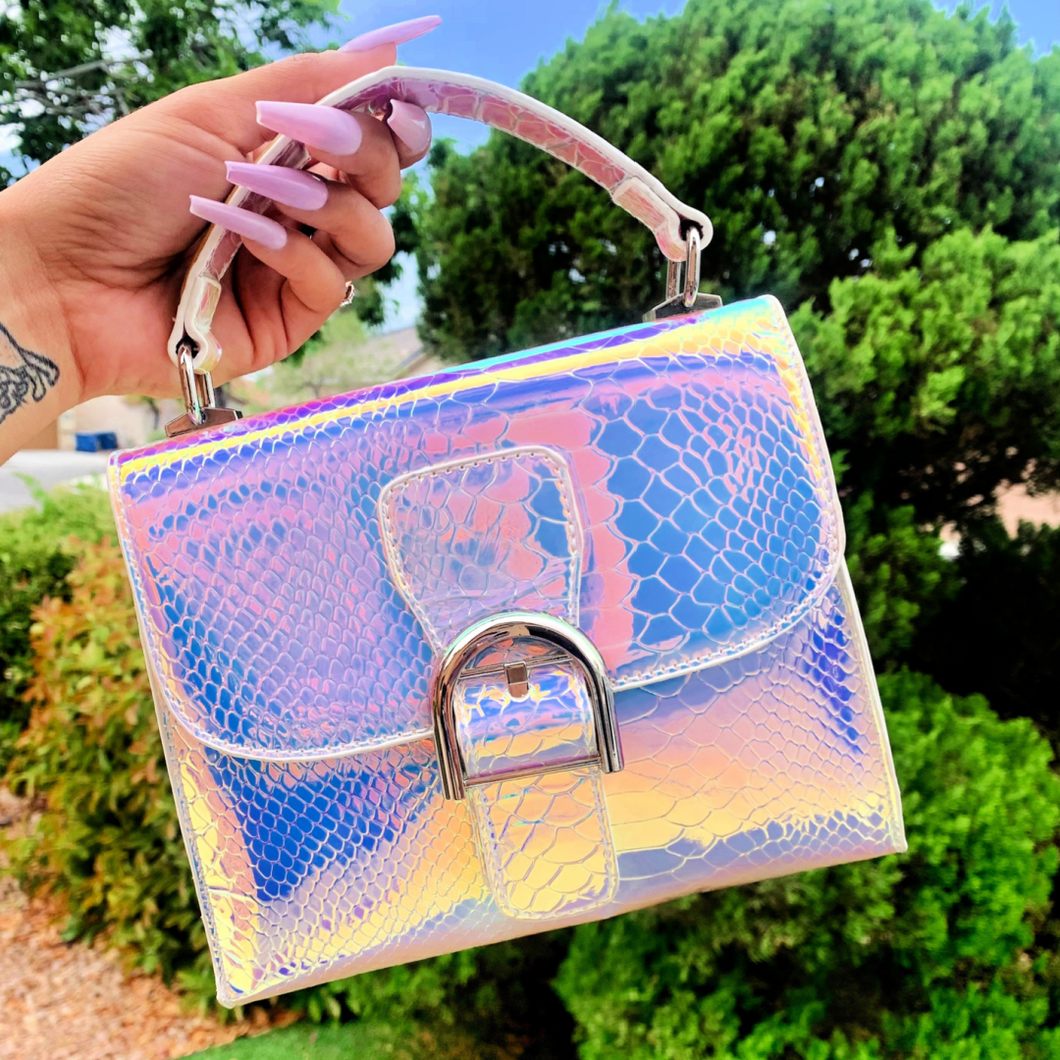 Iridescent purse deals